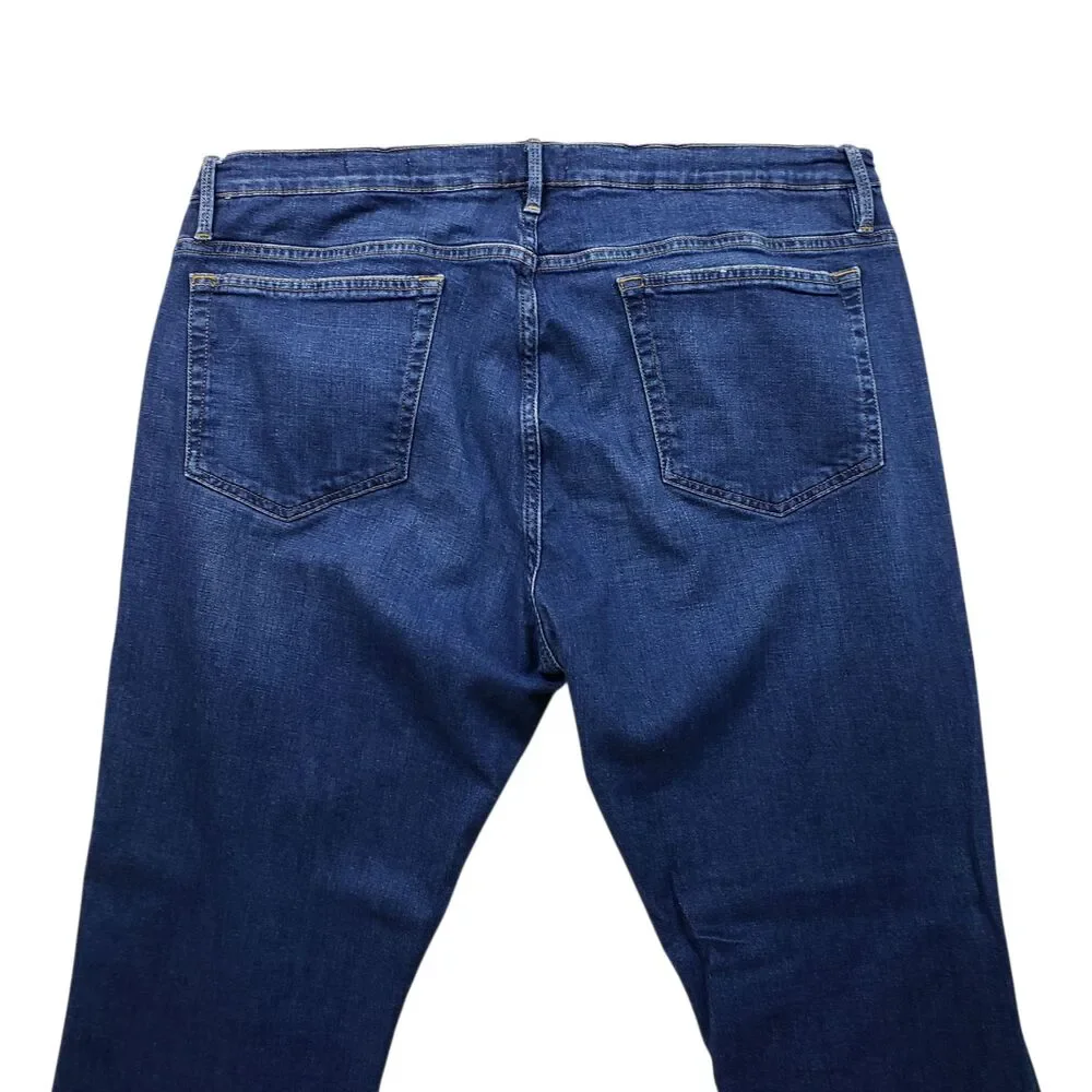 Frame L'Homme Skinny Jeans Mens 38 Indigo Land Distressed Organic Cotton - Picture 8 of 8